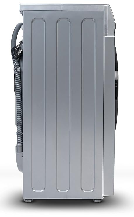 Hisense 7.0 Kg Fully-Automatic Front Loading Washing Machine (WFVB7012MS, Silver, Steam Wash, Built in Heater ), Silver(OPEN BOX) Hisense 7.0 Kg Fully-Automatic Front Loading Washing Machine (WFVB7012MS, Silver, Steam Wash, Built in Heater ), Silver(OPEN BOX)